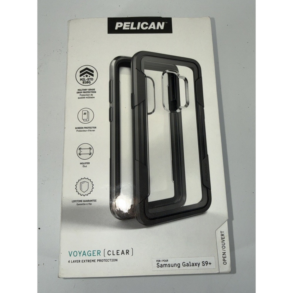 Pelican Voyager for Samsung Galaxy S9+ Plus - Clear - New